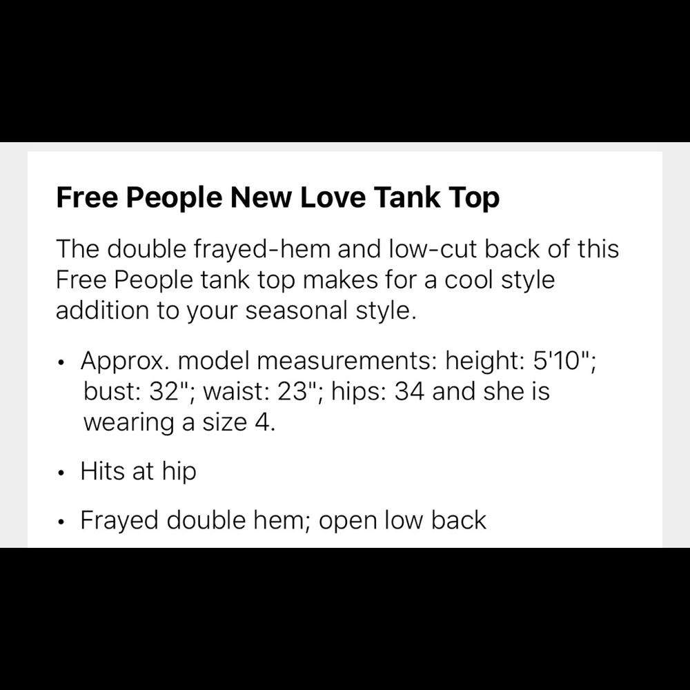 Free People New Love Tank Top - Picture 4 of 4